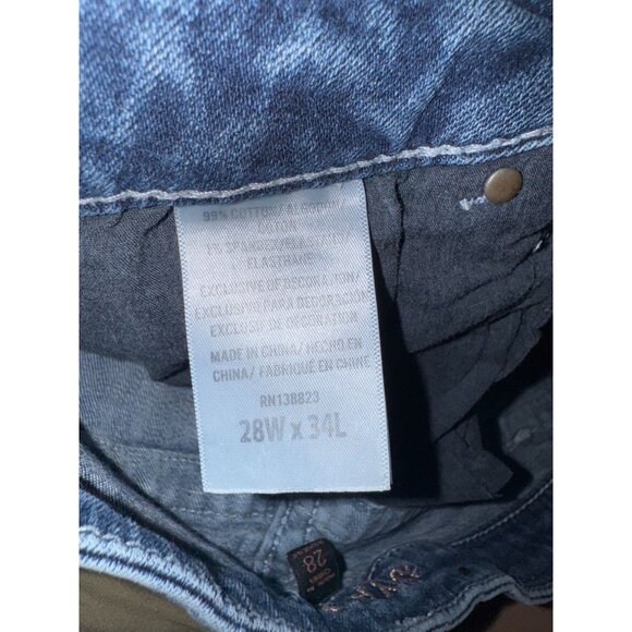 Shyanne Womens Bootcut Jeans 28W x 34L Distressed Denim 100% Cotton - Picture 4 of 10